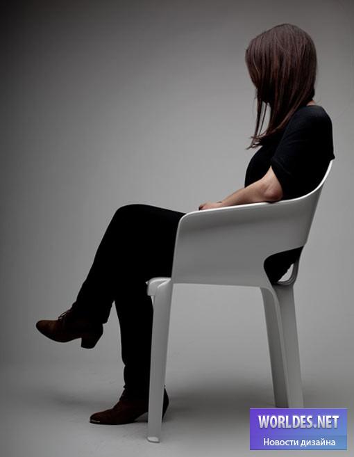 дизайн, дизайн мебели, дизайн стула, дизайн пластикового стула, стул, стул в виде черепа, пластиковый стул